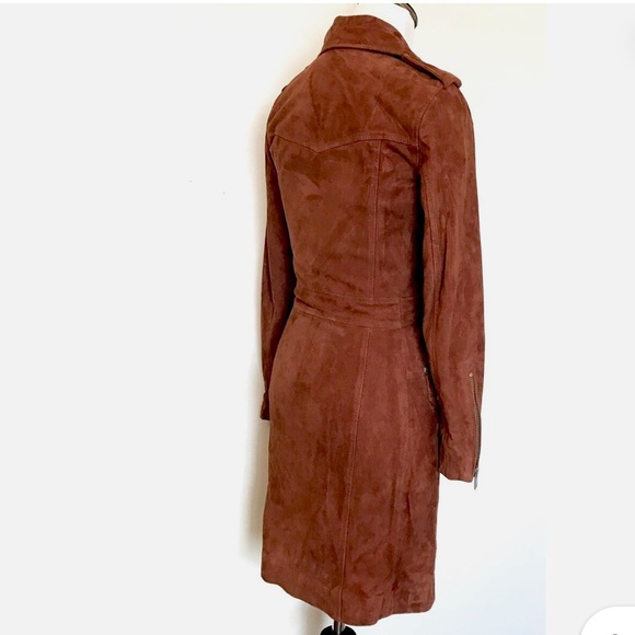 Worn Once! ALL SAINTS ‘Chilltern’ Suede Jacket - Picture 7 of 9